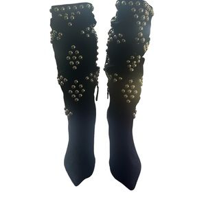 BCBE Max Azria Heeled Black Boots